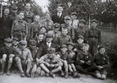 Boy Scouts after oath on May 27, 1934