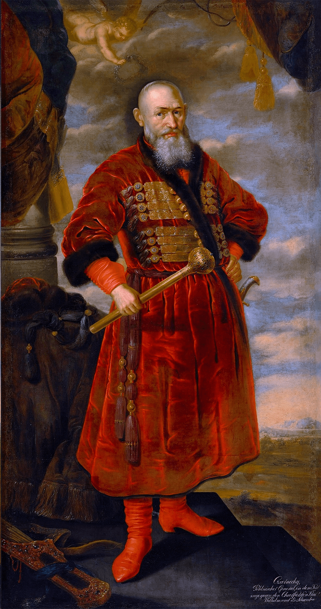 Portret Stefana Czarnieckiego, A. Lesser, wg B. Matthissena, poł XIX w., wł. Muzeum Narodowe w Warszawie.