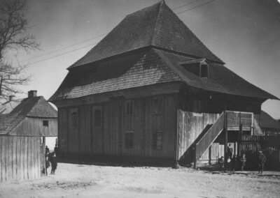Bożnica w Warce, przed 1939 r.