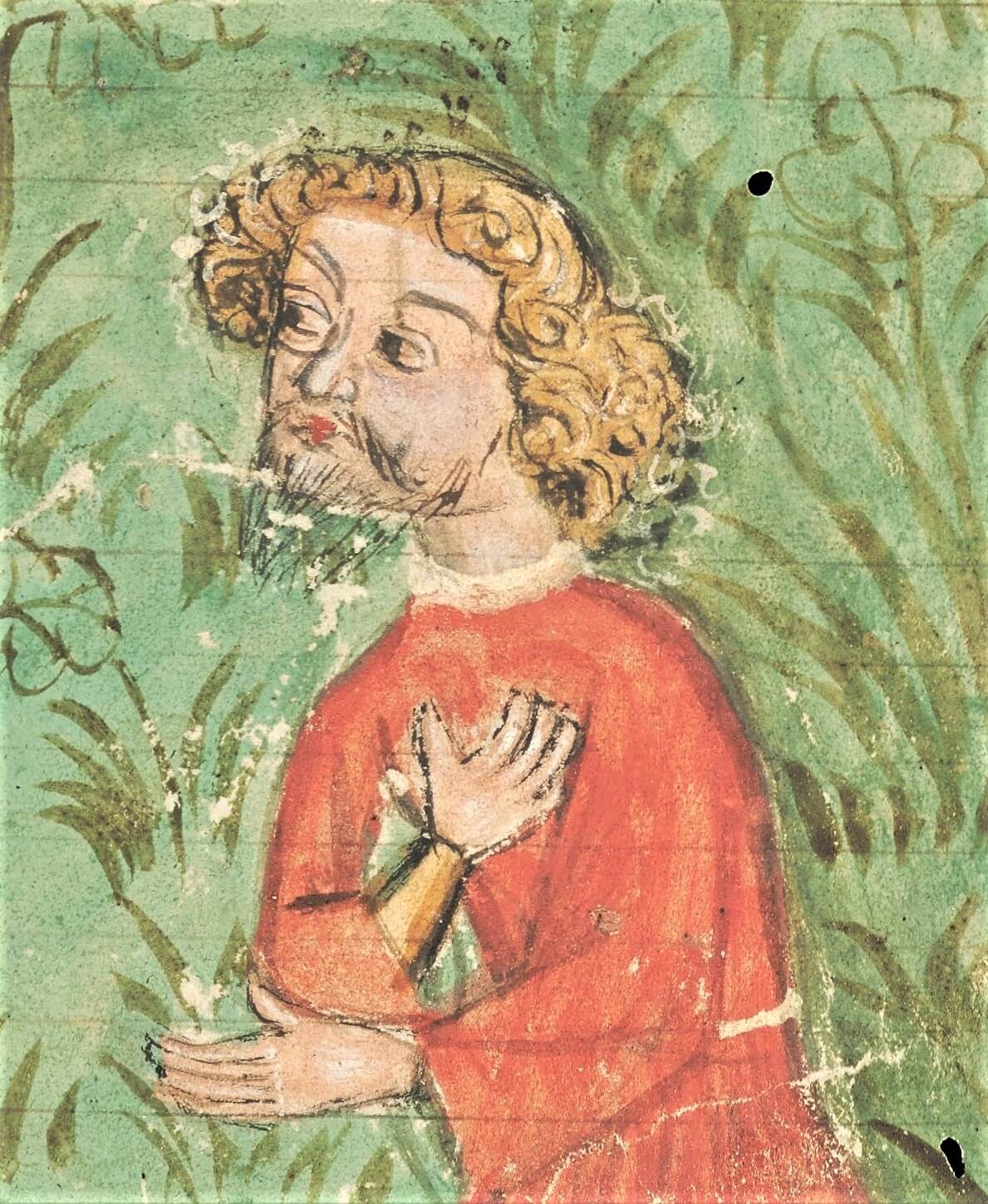 Wizerunek Mikołaja Suledo, Kodeks Świętosława (Suledy), Biblioteka Książąt Czartoryskich w Krakowie.