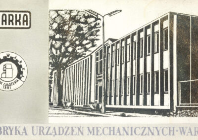 1. Fabryka Urządzeń Mechanicznych, druk okazjonalny, lata 70-te.