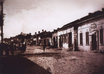 Ulica w Warce, przed 1939 r.